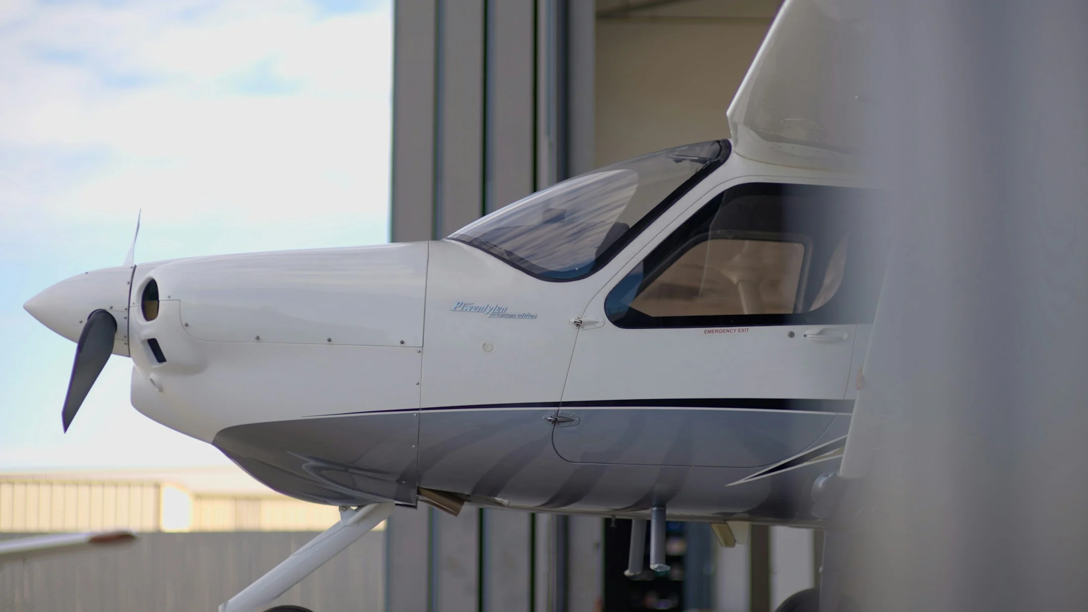 Aircraft at an aviation facility